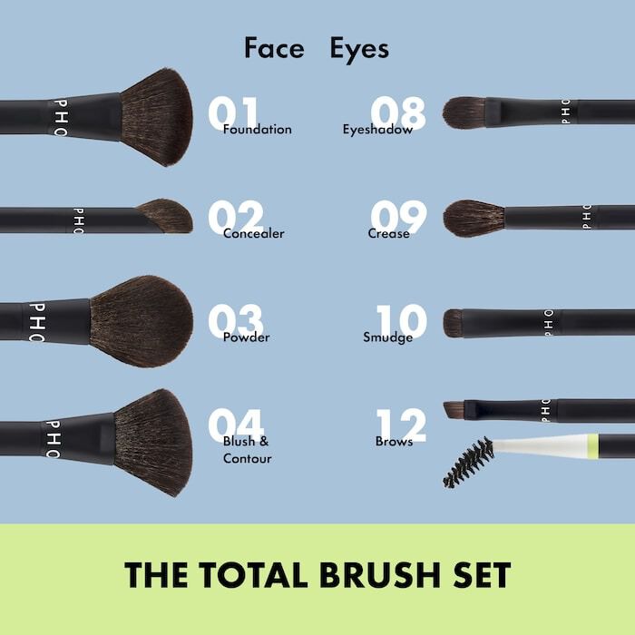 Kit de Pincéis Sephora Collection The Total Brush | Sephora